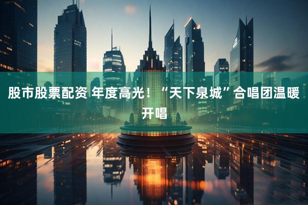 股市股票配资 年度高光！“天下泉城”合唱团温暖开唱